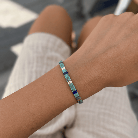 Azura Tile-Perlenarmband