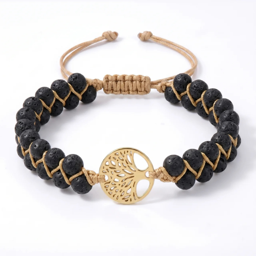 Ebony Lebensbaum-Armband