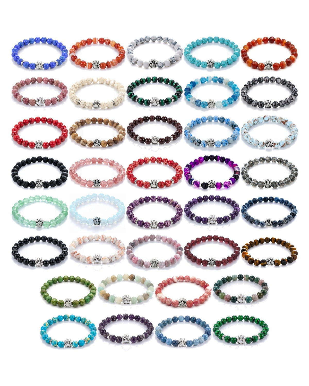Die gesamte Kollektion (Set mit 38 Original-Armbänder)